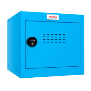 Phoenix CL0344BBC Größe 1 Blauer Cube-Schrank mit Kombinationsschloss