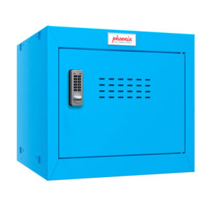 Phoenix CL0344BBE Größe 1 Blauer Cube-Schrank mit Elektronikschloss