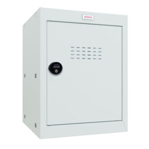 Phoenix CL0544GGC Größe 2 Hellgrauer Cube-Schrank mit Kombinationsschloss