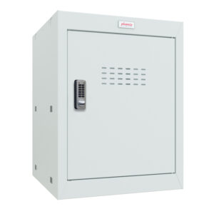 Phoenix CL0544GGE Größe 2 Hellgrauer Cube-Schrank mit Elektronikschloss