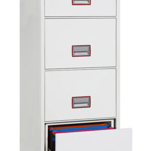 Phoenix World Class Vertical Fire File FS2254E 4-Schubladen-Akteneinrichtung mit Elektronikschloss