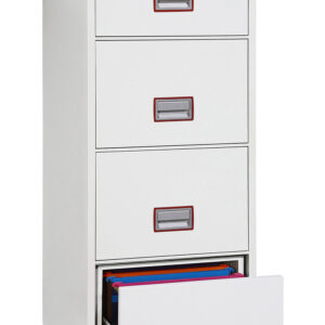 Phoenix World Class Vertical Fire File FS2264K 4-Schubladen-Akteneinrichtung mit Schlüsselschloss