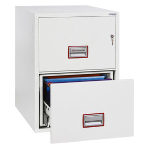 Phoenix World Class Vertical Fire File FS2272K 2-Schubladen-Aktenkabinett mit Schlüsselschloss