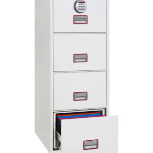 Phoenix World Class Vertical Fire File FS2274E 4-Schubladen-Aktenkabinett mit Elektronikschloss