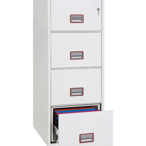 Phoenix World Class Vertical Fire File FS2274K 4-Schubladen-Aktenkabinett mit Schlüsselschloss