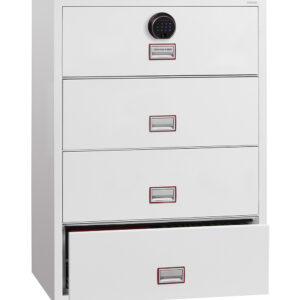 Phoenix World Class Lateral Fire File FS2414F 4-Schubladen-Akteneinrichtung mit Fingerabdruckschloss