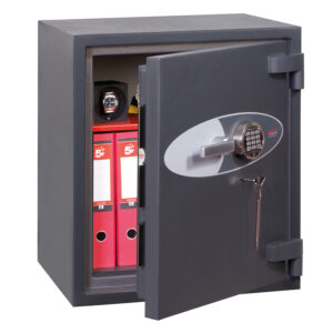Phoenix Planet HS6072E Größe 2 Hochsicherer Euro-Grad-4-Tresor mit Elektronik- und Schlüsselschloss