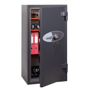Phoenix Planet HS6075E Größe 5 Hochsicherer Euro-Grad-4-Tresor mit Elektronik- und Schlüsselschloss