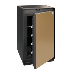 Phoenix Palladium LS8001EFG Luxustresor in Champagner-Gold mit Fingerabdruckschloss