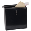 Phoenix Casa Top Loading Letter Box MB0111KB in Schwarz mit Schlüsselschloss