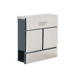 Phoenix Estilo Top Loading Letter Box MB0124KS in Edelstahl mit Schlüsselschloss