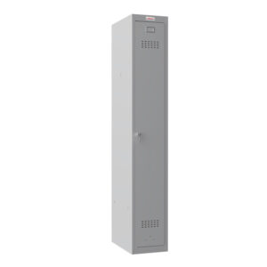 Phoenix PL Series PL1130GGK 1-Spaltiger 1-türiger Personalschrank in Grau mit Schlüsselschloss