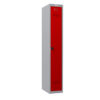 Phoenix PL Series PL1130GRC 1-Spaltiger 1-türiger Personalschrank grauer Körper/roter Tür mit Zahlenschloss