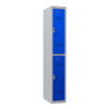 Phoenix PL Series PL1230GBE/ADD 1-spaltiger 2-türiger Personalschrank Grauer Korpus/Blaue Türen mit Elektronikschlössern