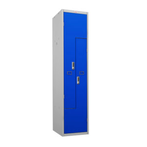 Phoenix PLZ Series PLZ1240GBE 1-spaltiger 2-türiger Personalschrank in Blau mit Elektronikschloss
