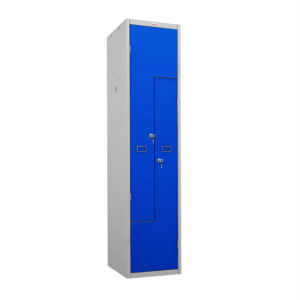 Phoenix PLZ Series PLZ1240GBK 1-spaltiger 2-türiger Personalschrank in Blau mit Schlüsselschloss