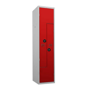 Phoenix PLZ Series PLZ1240GRC 1-spaltiger 2-türiger Personalschrank in Rot mit Kombinationsschloss