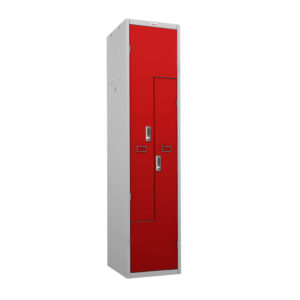 Phoenix PLZ Series PLZ1240GRE 1-spaltiger 2-türiger Personalschrank in Rot mit Elektronikschloss