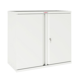 Phoenix SC Series SC0891WK 2-türiger Aktenschrank mit 1 Fach in Weiß mit Schlüsselschloss