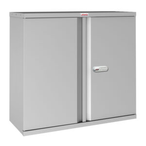 Phoenix SC Series SC1010GGE 2-türiger 1-Fach-Stationärschrank in Grau mit Elektronikschloss