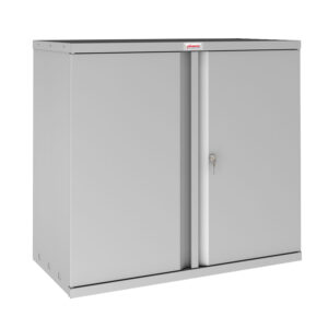 Phoenix SC Series SC1010GGK 2-türiger 1-Fach-Stationärschrank in Grau mit Schlüsselschloss