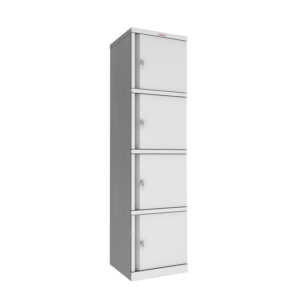 Phoenix SC Series SC1845/4GK 4-türiger Aktenschrank in Grau mit Schlüsselschloss