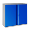 Phoenix SCL Series SCL0891GBK 2-türiger Stahlschrank mit 1 Fach, grauer Körper & blaue Türen, mit Schlüsselschloss