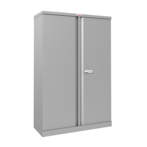 Phoenix SCL Series SCL1491GGE 2-türiger Stahlschrank mit 3 Fächern in Grau mit Elektronikschloss
