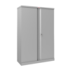 Phoenix SCL Series SCL1491GGK 2-türiger Stahlschrank mit 3 Fächern in Grau mit Schlüsselschloss