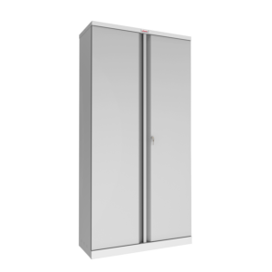 Phoenix SCL Series SCL1891GGK 2-türiger Stahlschrank mit 4 Fächern in Grau mit Schlüsselschloss