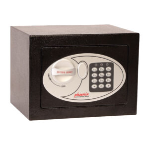 Phoenix Compact Home Office SS0721E Schwarzer Sicherheitstresor mit Elektronikschloss